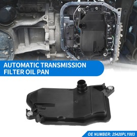 ACROPIX Automatic Transmission Filter Kit CVT Oil Cooler Filter Oil Pan Gasket Kit Fit for Honda Civic 2001-2005 No.25420PLY003 - Pack of 2