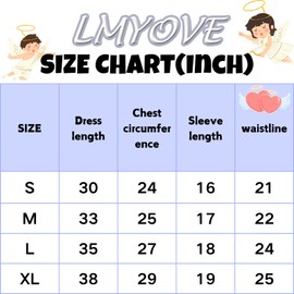 LMYOVE Girls Angel Costume, 7-8Y