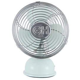 Good Housekeeping 92513 All-Metal 5" Retro Oscillating USB-Powered Personal Fan, Breezewave