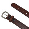 Boston Leather Men's Big & Tall Bison Leather Belt with