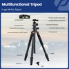 Fotopro 68 inch Camera 360 Horizontal Tripod Monopod with Center