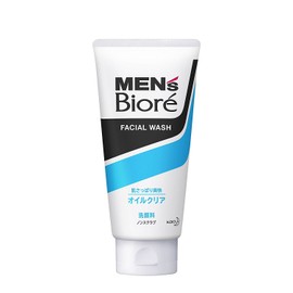 Kao Men's Biore Deep Oil Clear Facial Cleanser, 4.6 oz (130 g) x 5 Piece Set
