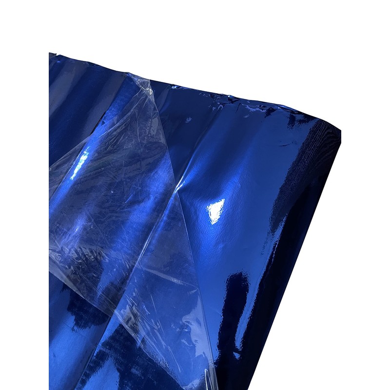 Way2Buy Vinyl Blue Chrome Mirror Car Vinyl Wrap High Stretchable