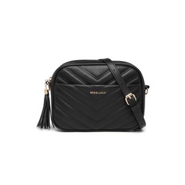 Miss Lulu Cross Body Bag for Women,Shoulder Bag for Women, Tassel Decoration, Classic, with Removable and Adjustable Shoulder Strap