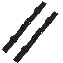Vroxdrez Pack of 2 Adjustable Chest Strap for Backpack - Heavy Duty Webbing in Black, Ideal for Outdoor Sports, Travel, Trekking, Running, Adjustable with Quick Release