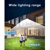 JAYNLT Solar Lights for Outside, 5 Lighting Modes Solar Flood