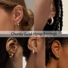 Kakonia 9 Pairs Gold Hoop Earrings Set for Women Lightweight
