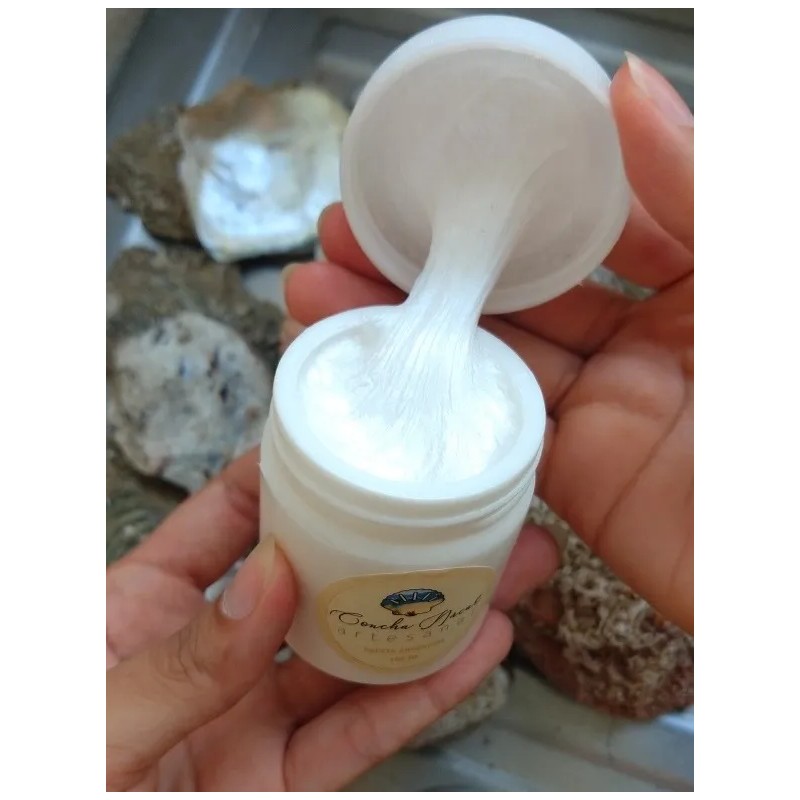 1 Frasco De Crema Concha Nácar Artesanal 100 Ml