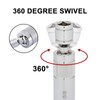 Mayouko 6PCS 3/8"Drive Thin Wall Magnetic Swivel Spark Plug Socket,