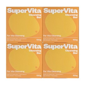 Foodie Lab Super Vita Cleansing Bar 100g 4 Packs / Circle / 푸디랩 슈퍼 비타 클렌징 바 100g 4개  써클