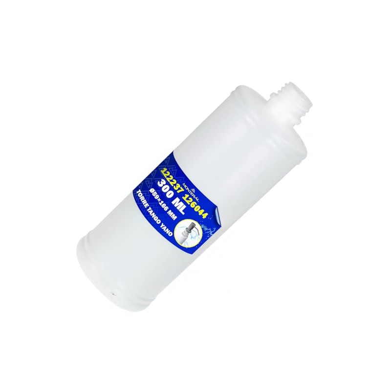 300ml White Plastic Sink Bottle with Dishwasher Dispenser Original Code