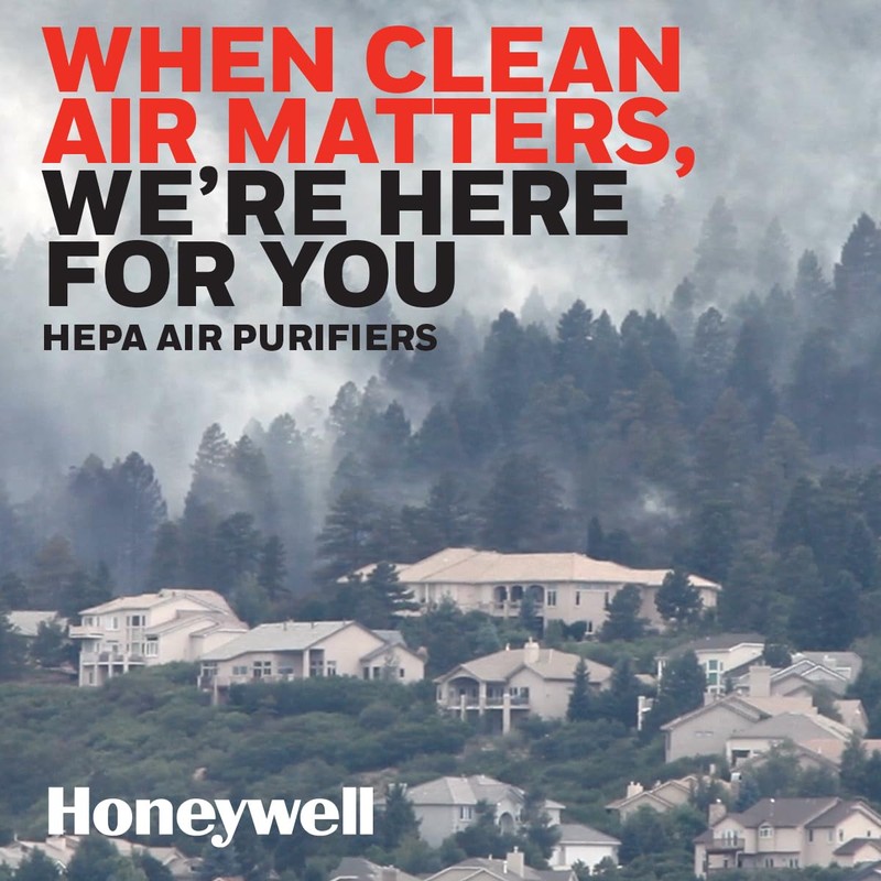 Honeywell HPA080 InSight HEPA Air Purifier with Air Quality Indicator