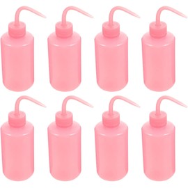Kichvoe 8piezas Botella De Limpieza De Pestañas Boca Angulada Envase Vacío Para Lavado De Pestañas y Cejas Material Seguro y Práctico Para Uso Salón o Personal
