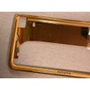 GENUINE Toyota License Plate Frame Gold Plated/Combination Specifications Rear Land