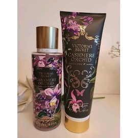 Victoria's Secret CASHMERE ORCHID Fragrance Body Lotion & Mist Set 8 oz New