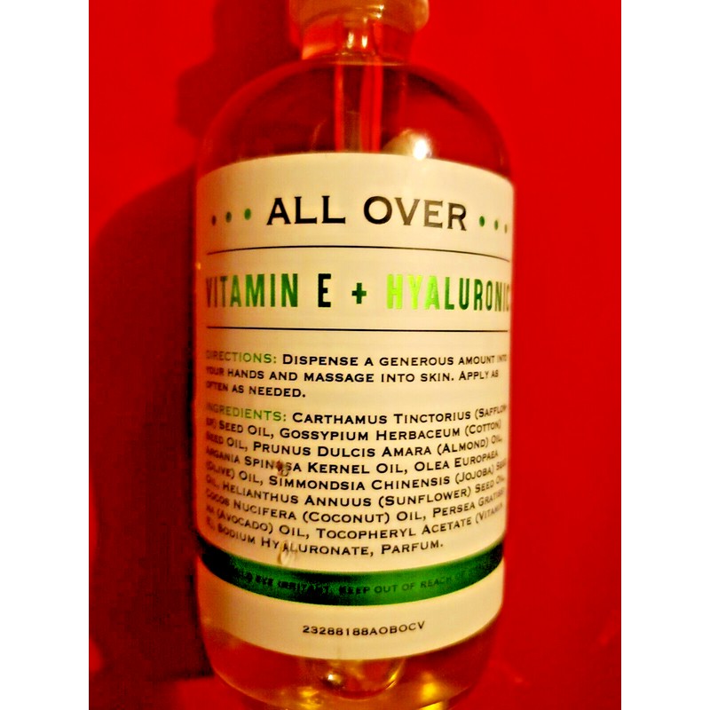 ALL OVER VITAMIN E + HYALURONIC ACID BOY OIL COCONUT