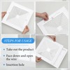 Baquler 1 Pcs Exhaust Bathroom Fan Cover 9.6 x 9.6''