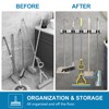 IMILLET 2 Pack Wall Mount Broom Holder Stainless Steel 5