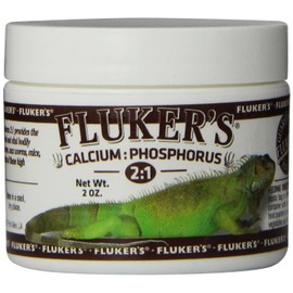 Fluker's 73007 2:1 Calcium to Phosphorus Reptile Dietary Supplement, 2-Ounce