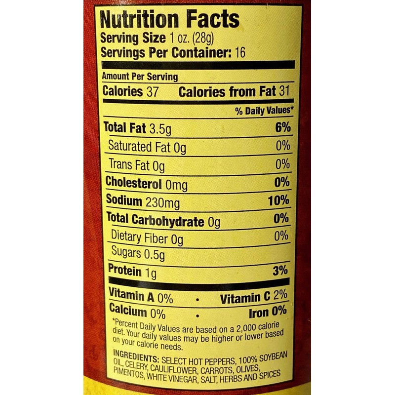 Potbelly Sandwich Shop Brand Hot Peppers 16 Oz (1 Jar)