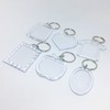 DIY Photo Frame Keychain ID Photo Sticker Photo Card Holder Keyring / 사진 프레임 DIY 열쇠고리 증명사진 스티커 포카 포토카드 홀더 키링