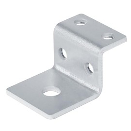 MOUNTAIN_ARK 20 Pack Aluminum Z-Bracket, Short Leg Offset Frame Mounting Awning Bracket for 1" Tube, 1-1/2" x 3/4" x 1" x 1-1/2"