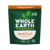 WHOLE EARTH Monk Fruit Sweetener with Erythritol, Plant-Based Sugar Alternative,