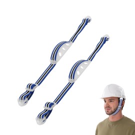 2Pcs Chin Strap for Hard Hat Blue Chin Strap Universal Hard Hat Chin Straps Adjustable Safety Helmet Chin Straps Compatible with Most Hard Hats Elastic Hat Accessories