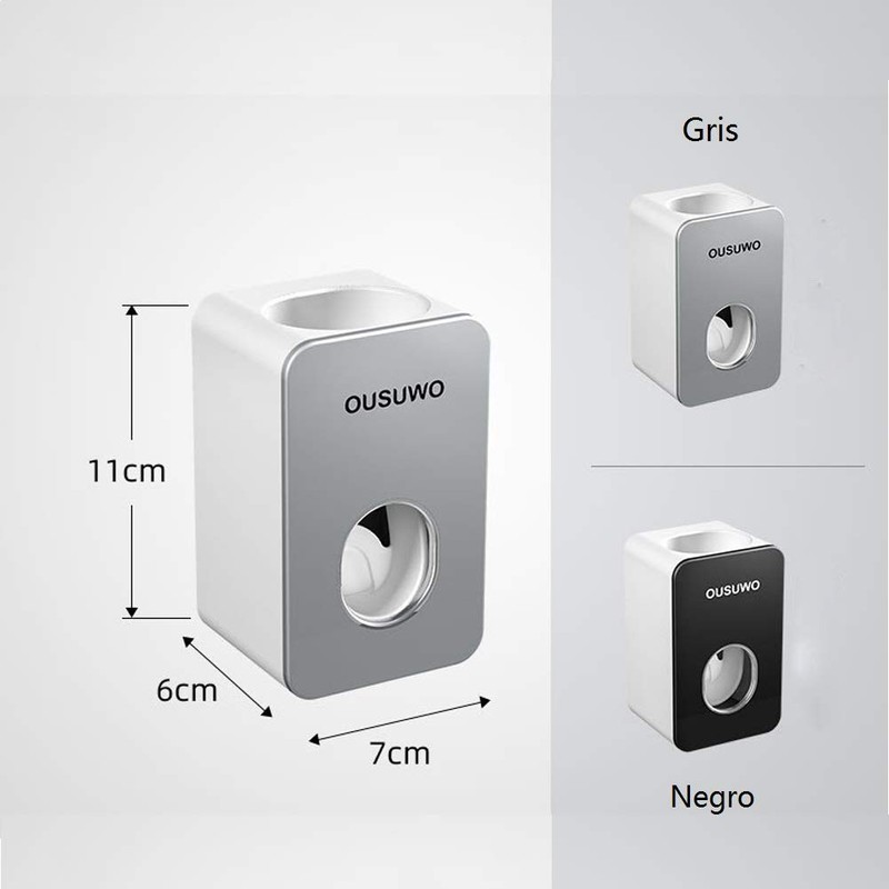 Automatic Toothpaste Dispenser, Pack of 2 Toothpaste Dispenser, Wall Mounting,