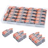 XALXMAW 22Pcs Lever Wire Connectors, 1 in 2 Out Mini