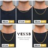 VEXXS Men's Gold Chain Flat Cut003