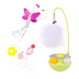 Bigpomelos Interactive Cat Toys Set, Purrfect Trio: Door-Dangle & Wobble Catnip Toy Set，Smell That Drives Cats Crazy