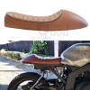 GOODFITMENT Brown Vintage Motorcycle Hump Retro Saddle Seat For Cafe