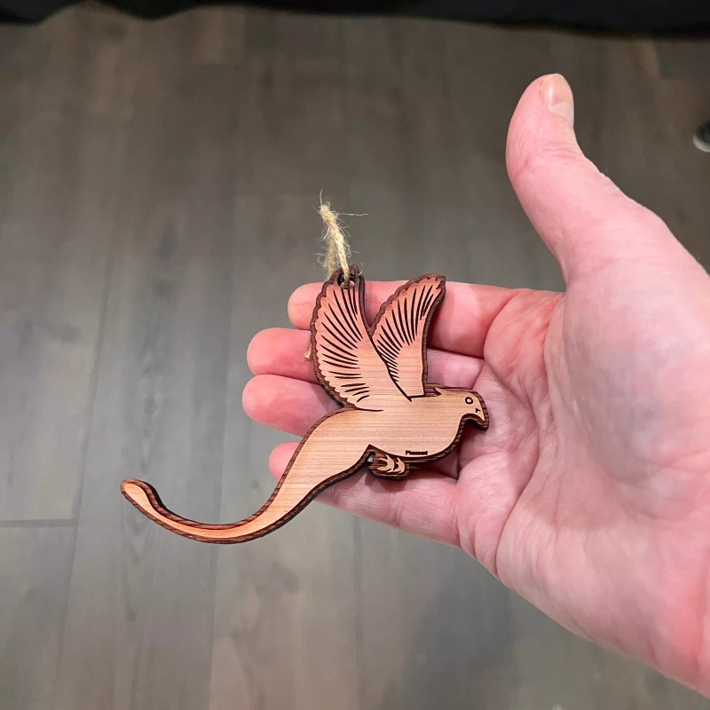 HipFlaskPlus Pheasant - Cedar Ornament