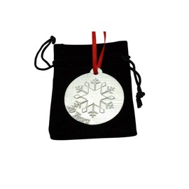 20th Wedding Anniversary Metal Keepsake Chrstimas Tree Ornament Bauble Decoration Ornament