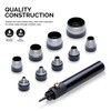NEIKO 02614A Interchangeable Large Hollow Hole Punch Tool Set, 10