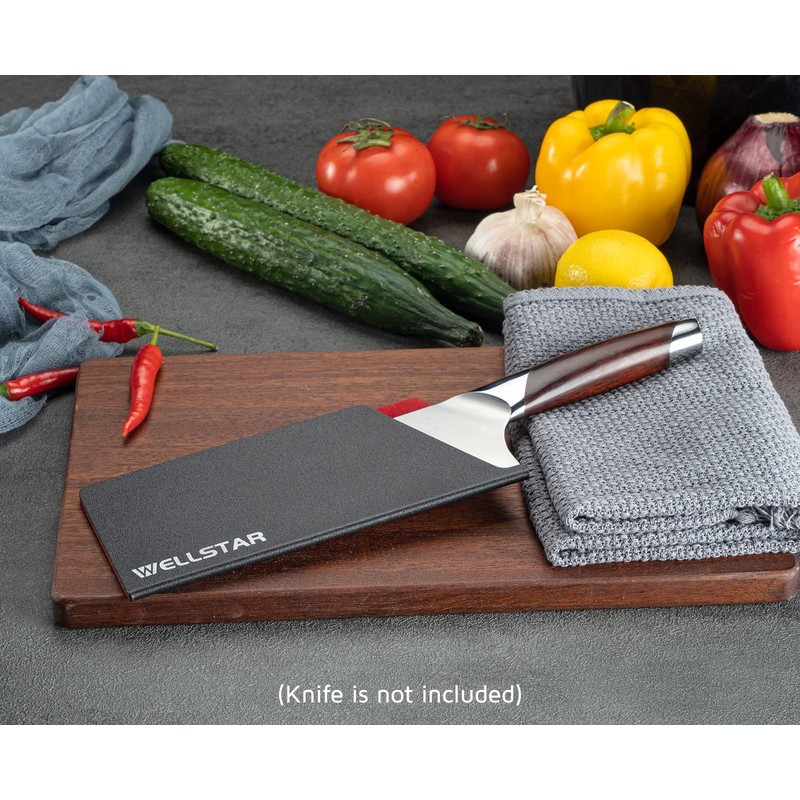 WELLSTAR Big Knife Edge Guard, Wide Meat Cleaver Knife’s Blade