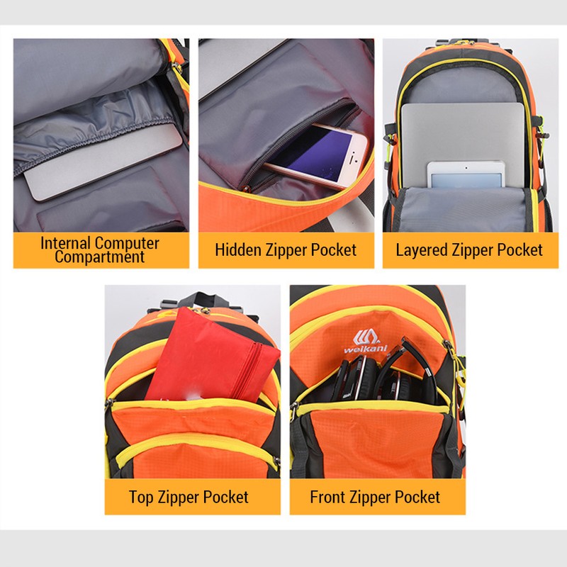 Hiking Backpack 40L Waterproof Outdoor Travel Daypack Camping Backpack for