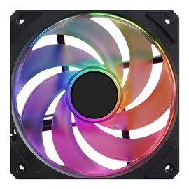 ARGB 120mm PWM Fan – High Performance 4-Pin PWM + 3-Pin Addressable RGB LED Quiet Case Fan, Adjustable Speed, for Gaming PC Case & CPU Cooling Foxtec