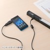 サンワサプライ(Sanwa Supply) USBホスト変換アダプタ(microUSB Bコネクタ オスーUSB Aコネクタ メス) スマホ・タブレット対応 AD-USB19BK