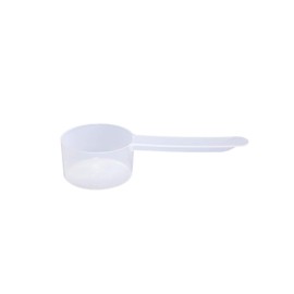 Plastic Measuring Scoop, (25 cc | 5 tsp | 1.67 Tablespoon | 25 mL) Long Handle Spoons for Powders, Granules, Coffee, Pet Food, Baking Supplies, Protein and Other Dry Goods, BPA Free (Set of 1)