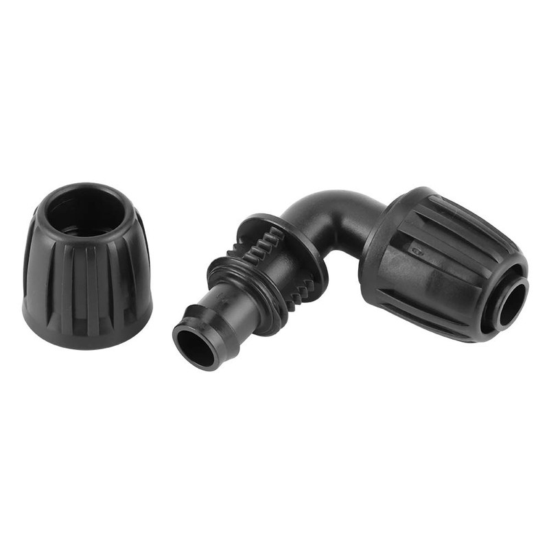Pack of 10 Hose Connectors, Garden Hose, Angle Connector, Universal