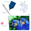 DIAMOND DOTZ ® - Blue Hyacinth Macaws, Partial Drill, Round