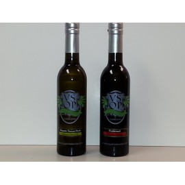 VSOP Organic Tuscan Herb Infused Extra Virgin Olive Oil & Traditional 18yr Aged Dark Balsamic Vinegar of Modena (2 Bottle) Combo Pack (375 ml / 12.68 oz)