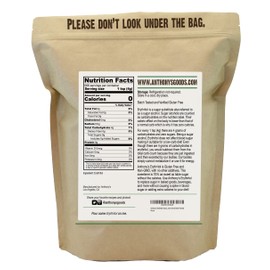 Anthony's Erythritol Granules, 5 lb, Non GMO, Sweetener, Keto & Paleo Friendly