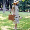Picnic Cooler Basket Set for 2 Persons with Large Waterproof