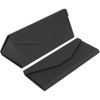 Foldable Triangle Hard Sunglasses Case with Cleaning Cloths - Colour:
