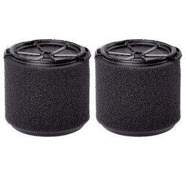 2 Pack VF3700 Replacement Foam Filter Compatible with RIDGID 3 to 4.5 Gallon Wet Dry Vacs, WS0301VA WS14045F and WS0400DE Wet Application Foam Filter