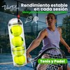 TUBOPLUS Paddle and Tennis Ball Pressurizer X4 Crystal with Pump
