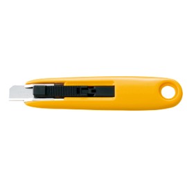 OLFA Self-Retracting Safety Utility Knife (SK-7) - Compact Multi-Purpose Semi-Auto Box Cutter w/Self Retractable Blade & Ergonomic Handle, Replacement Blades: OLFA SKB-7 Safety Blades